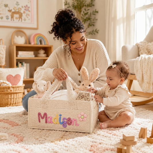 Personalized Baby Storage Basket