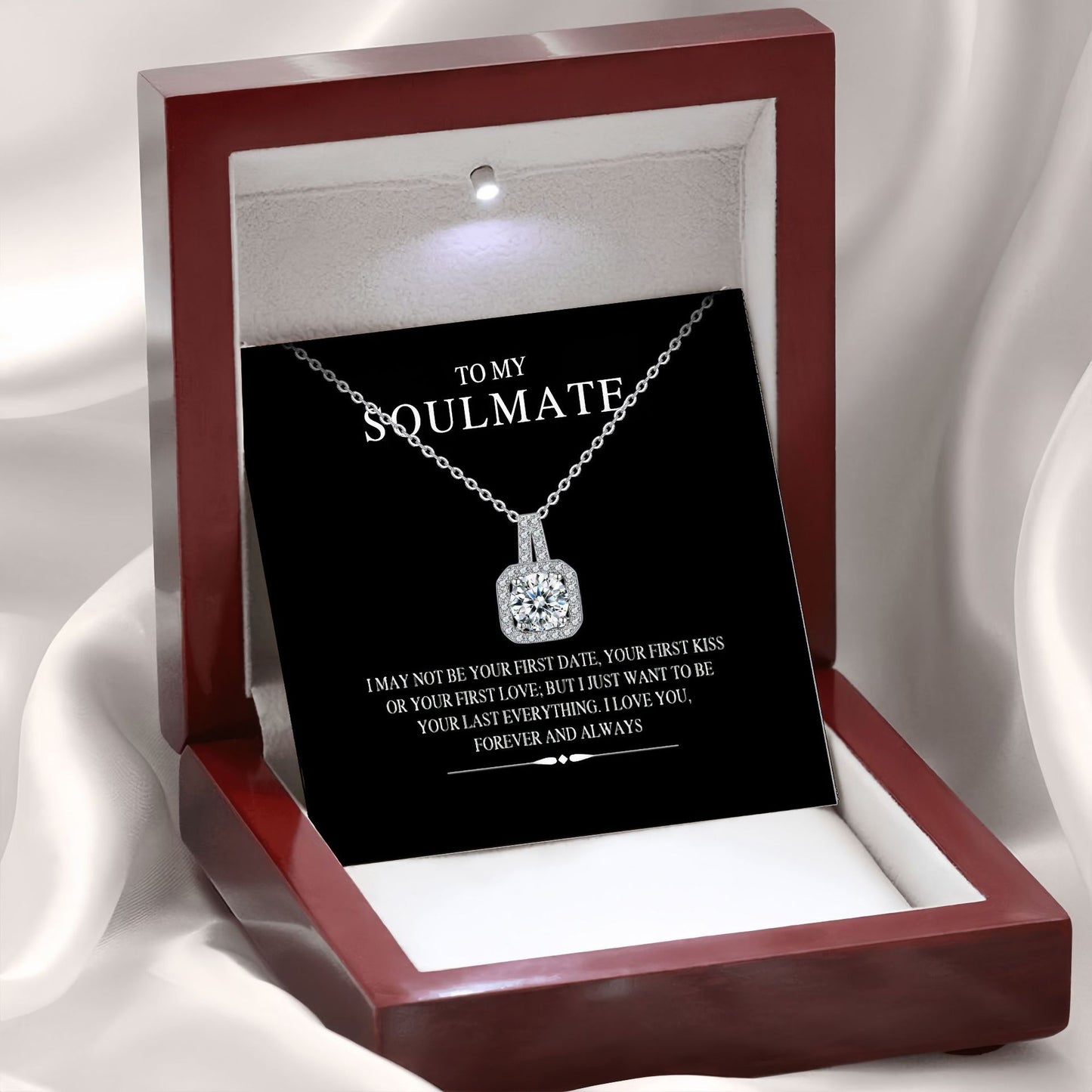 Cross-border Amazon Hot-selling Princess Sugar Cube Necklace Ins Temperament Versatile High-end Light Luxury Collarbone Necklace Decoration
