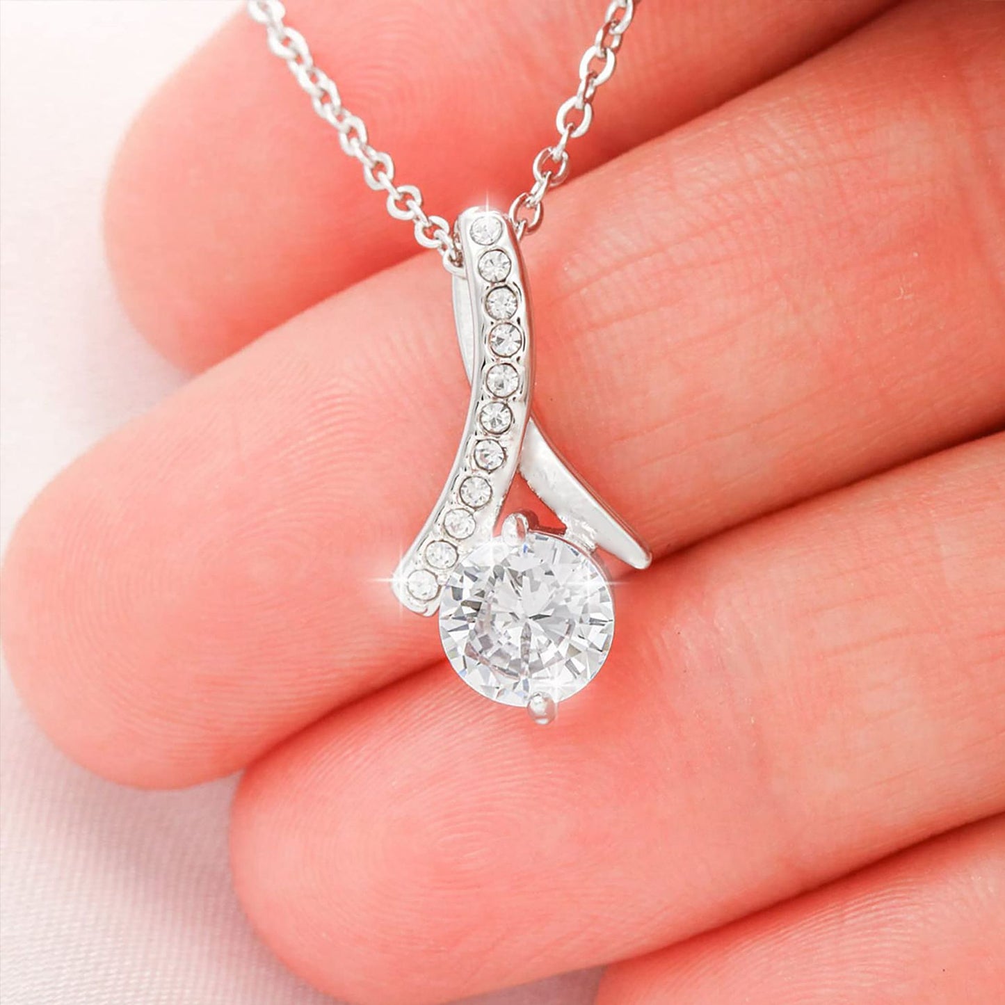 Cross-border Amazon Explosive Herringbone Pendant Necklace Women's European And American Hot Selling Simple Fashion High-end Collarbone Necklace