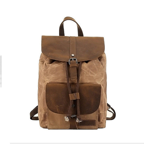 Sandstone Heritage Waxed Canvas Backpack
