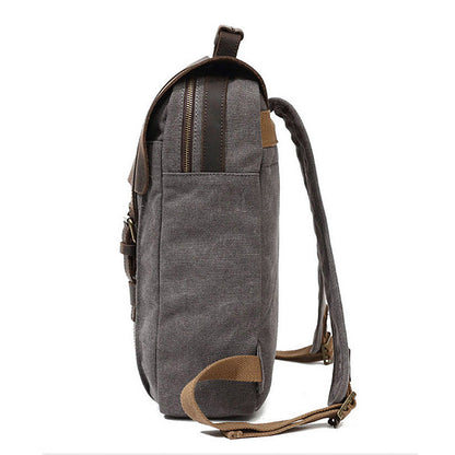 Guangzhou Yijing Manufacturer Cross-Border New Outdoor Travel Backpack Men's Breathable Canvas School Bag Dropshipping