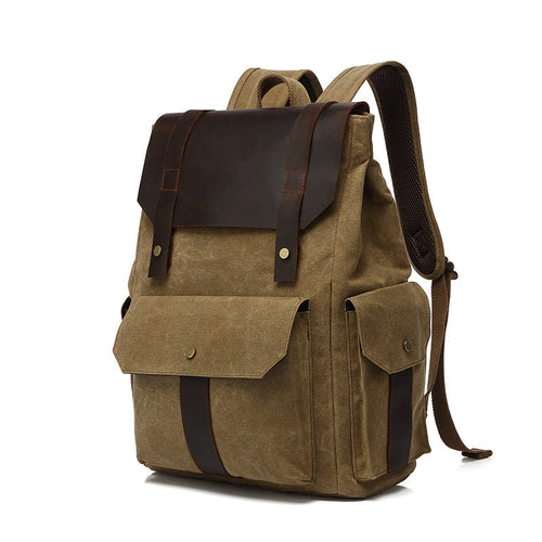 Heritage Explorer Pack – Waxed Canvas & Leather