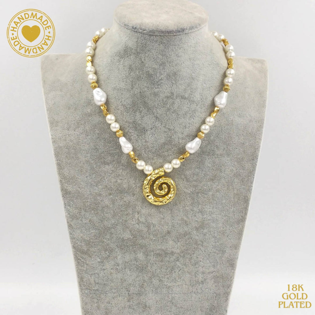 Wt-Jn289 Personalized Fashionable Artificial Pearl Brass Silver Small Pendant Girls Daily Sweater Skirt Accessories Mood Royal