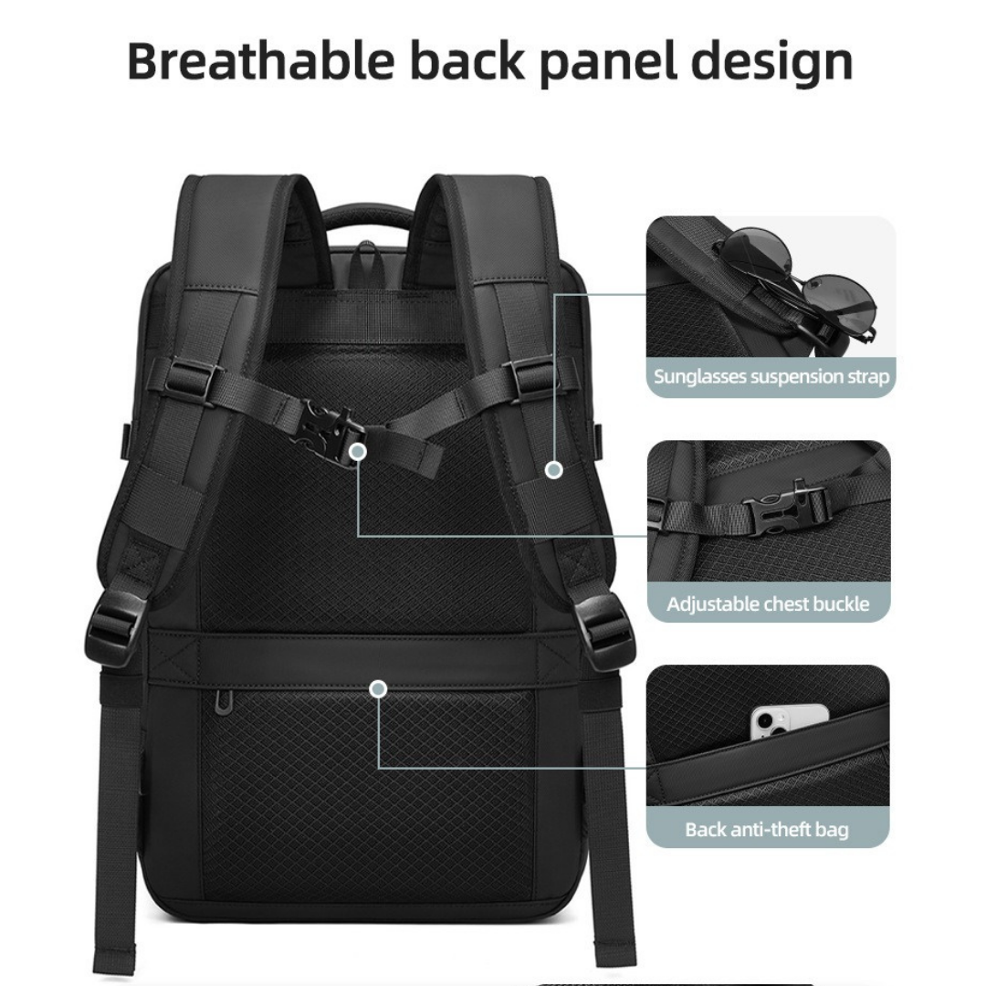 Roymod Compression Travel Backpack Mood Royal