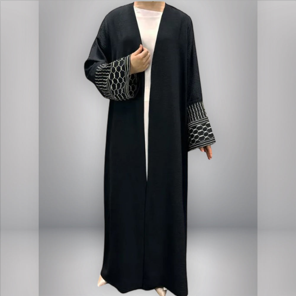 Exquisite Geometric Shapes Abaya Mood Royal