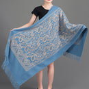 Vintage style embroidered cape shawl for women. My Store