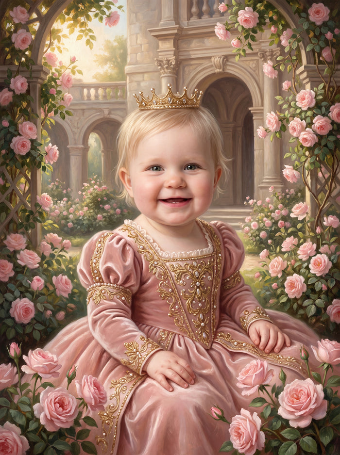 Blush Floral Portrait