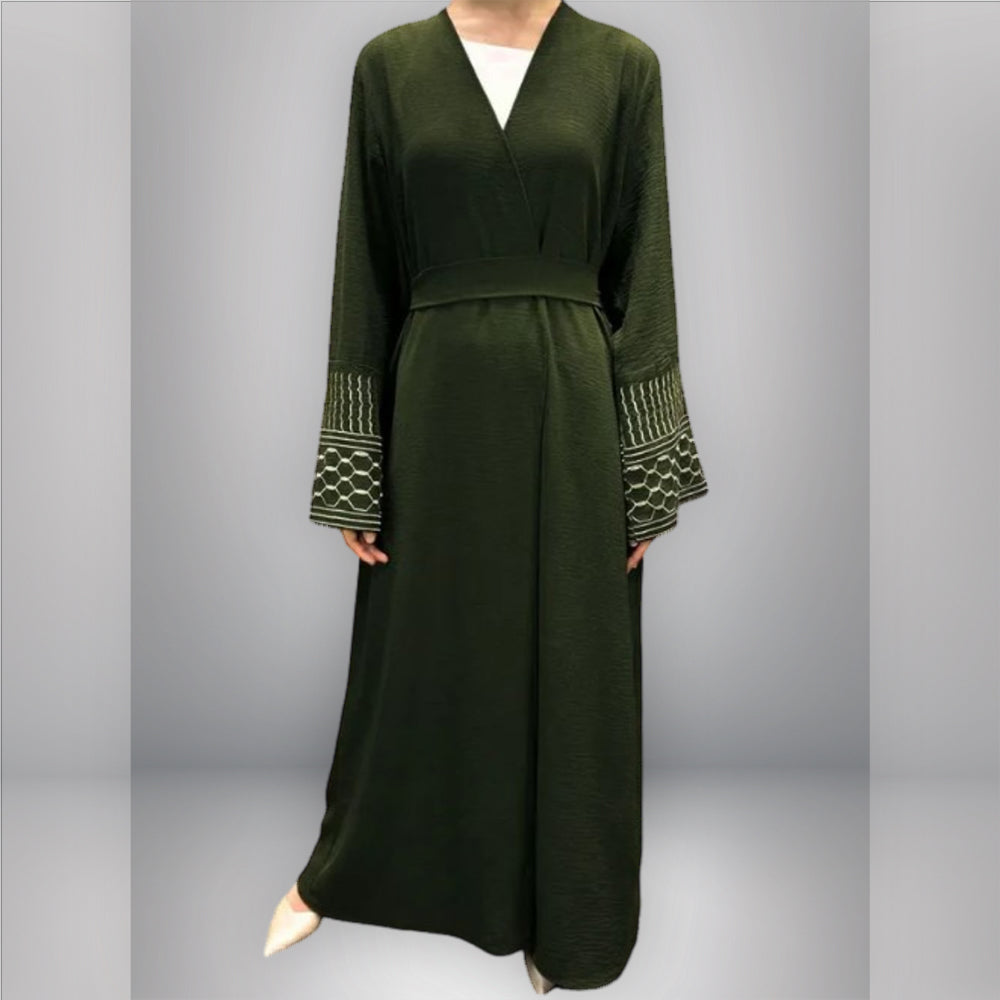 Exquisite Geometric Shapes Abaya Mood Royal