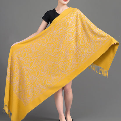 Vintage style embroidered cape shawl for women. My Store