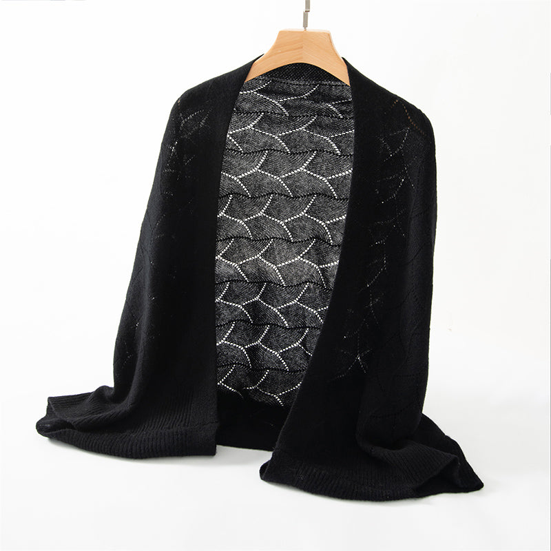 Handmade Knitted Wool Cashmere Women's Shawl My Store