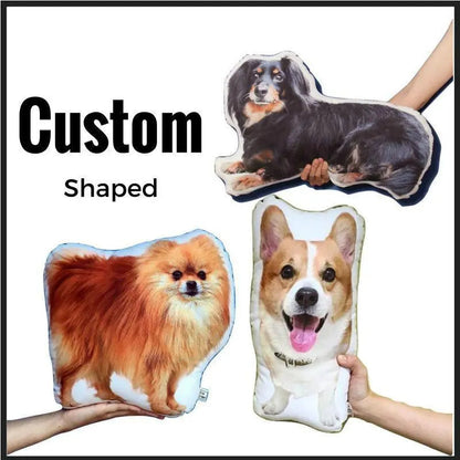 Custom Photo Shaped Pillow with Voice Recording – Personalized Sound Gift Inkedjoy