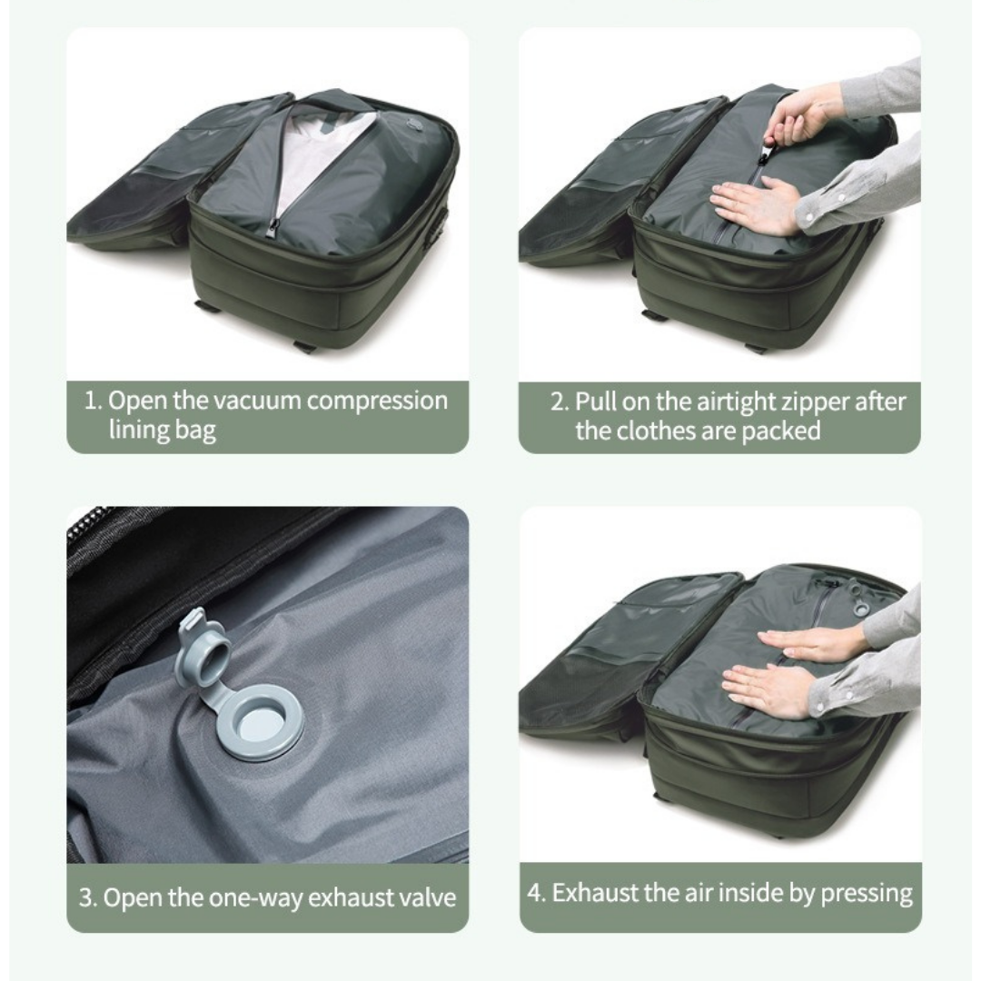 Roymood Expandable Travel Pro Backpack Mood Royal