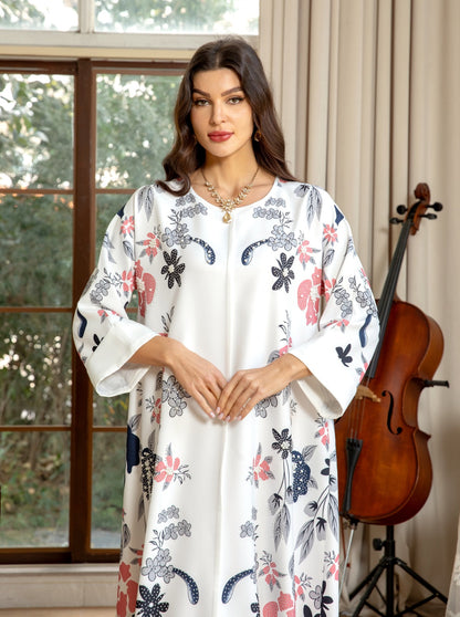 Floral Appliqued Kaftan My Store