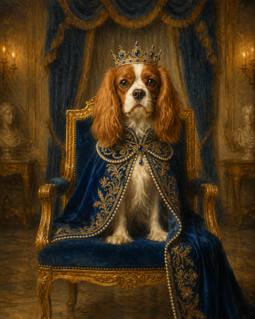 Blue and Gold Queen