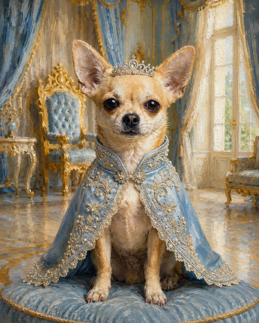 Blue and Gold Princess 1