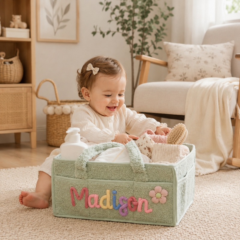 Personalized Baby Storage Basket