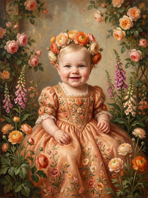 Orange Floral