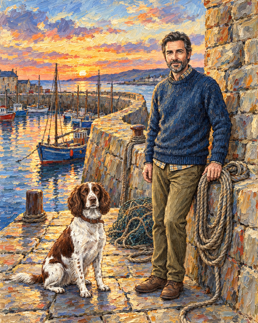 Harbour Wall Evening