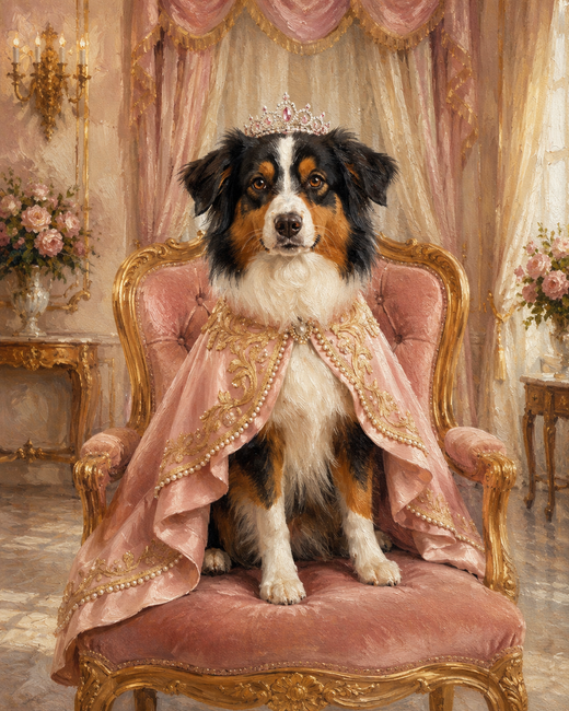 Light Pink and Gold Princess 1