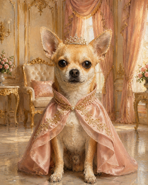 Light Pink and Gold Princess 3
