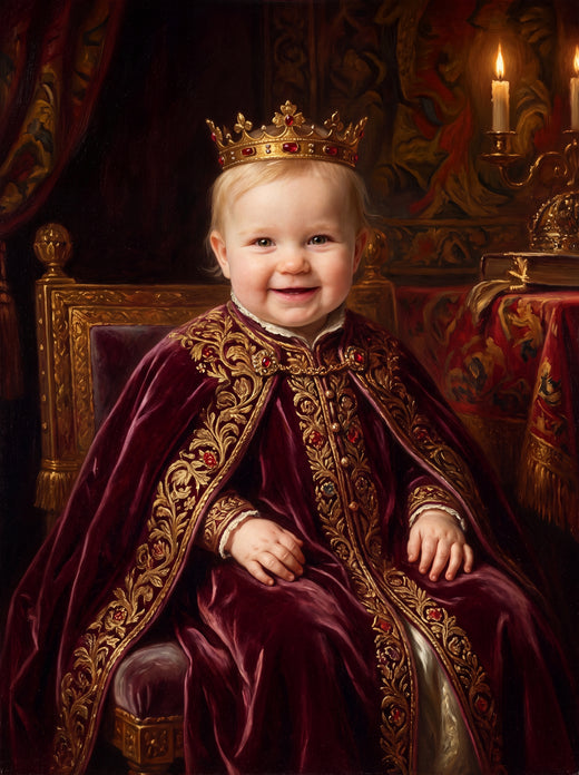 Burgundy Velvet King