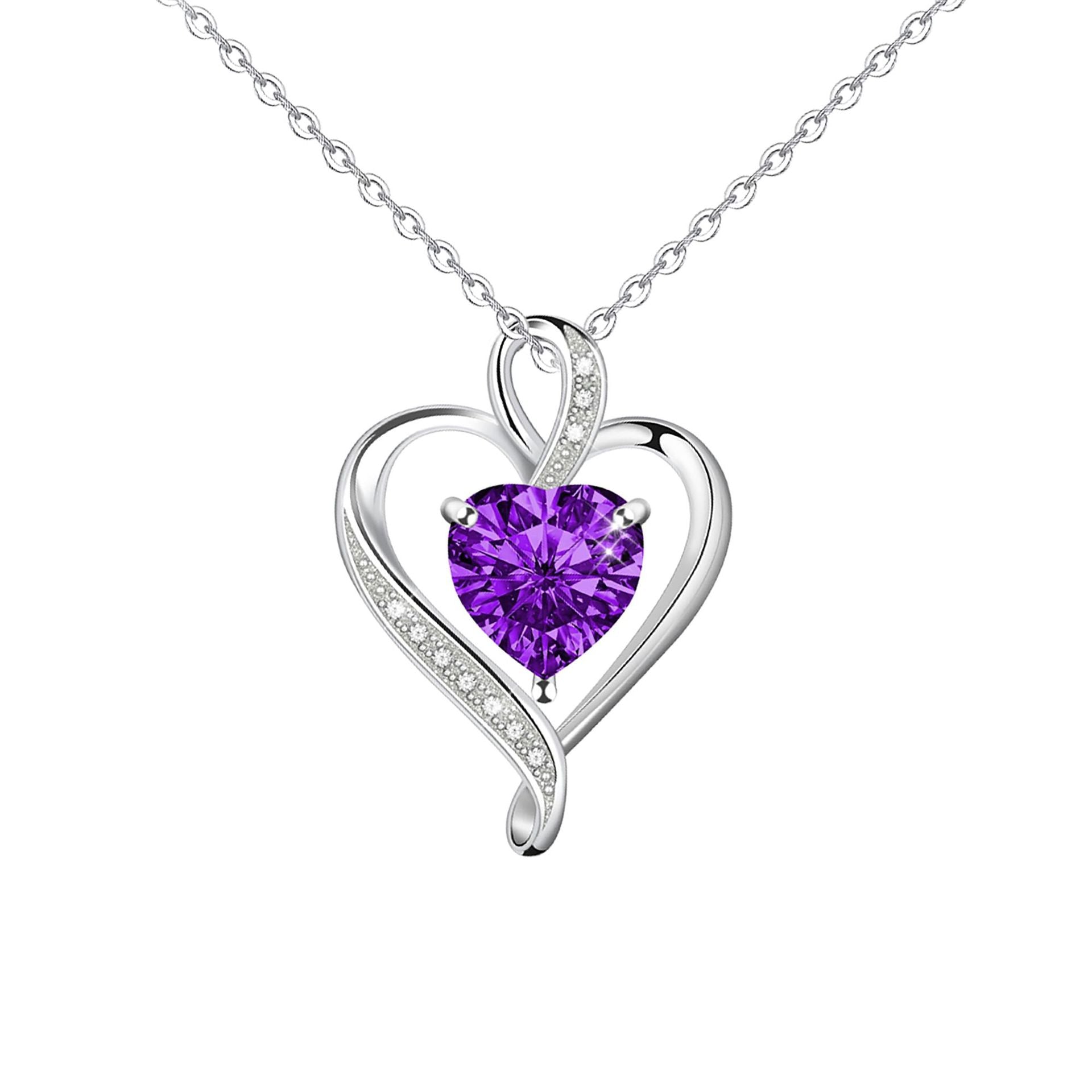 Cross-border Ozon Hits, Love At First Sight, Heart-shaped Diamond-set Pendant Necklace, Temperament, Versatile And High-end Collarbone Necklace