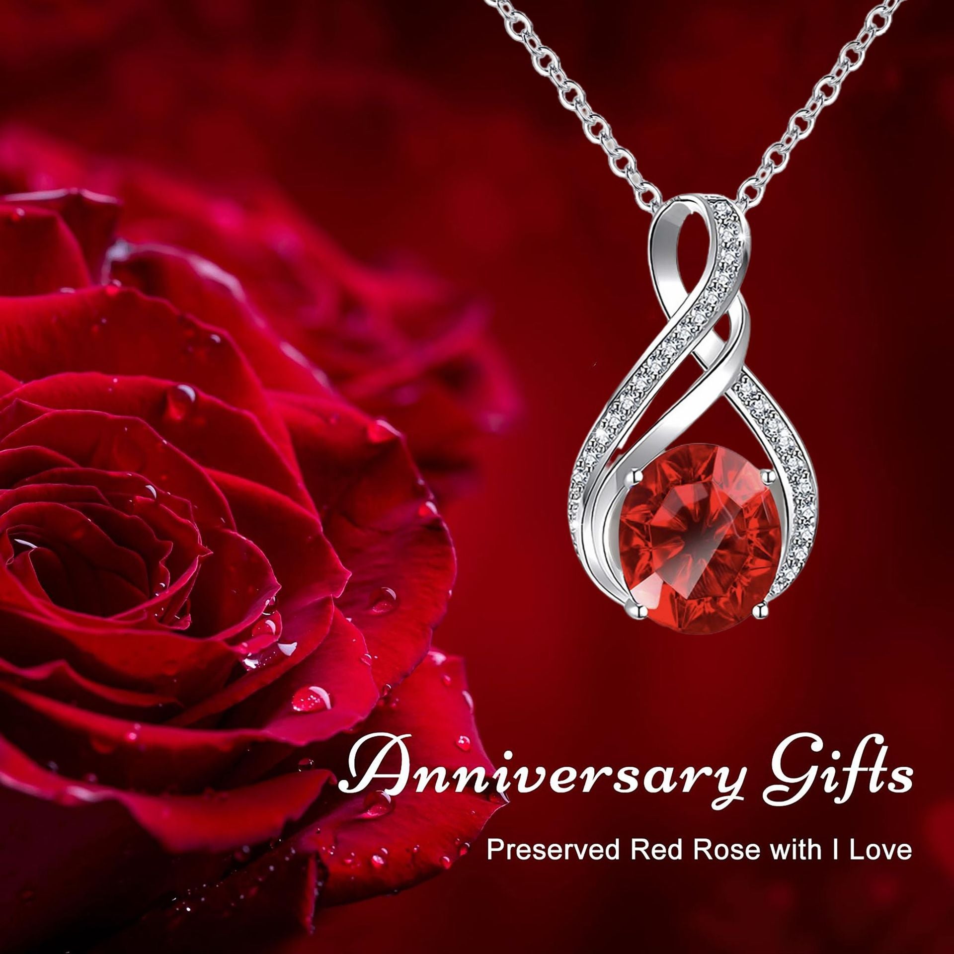 Cross-border Amazon New Unlimited Love S-shaped Irregular Pendant Necklace For Women Versatile High-end Collarbone Necklace