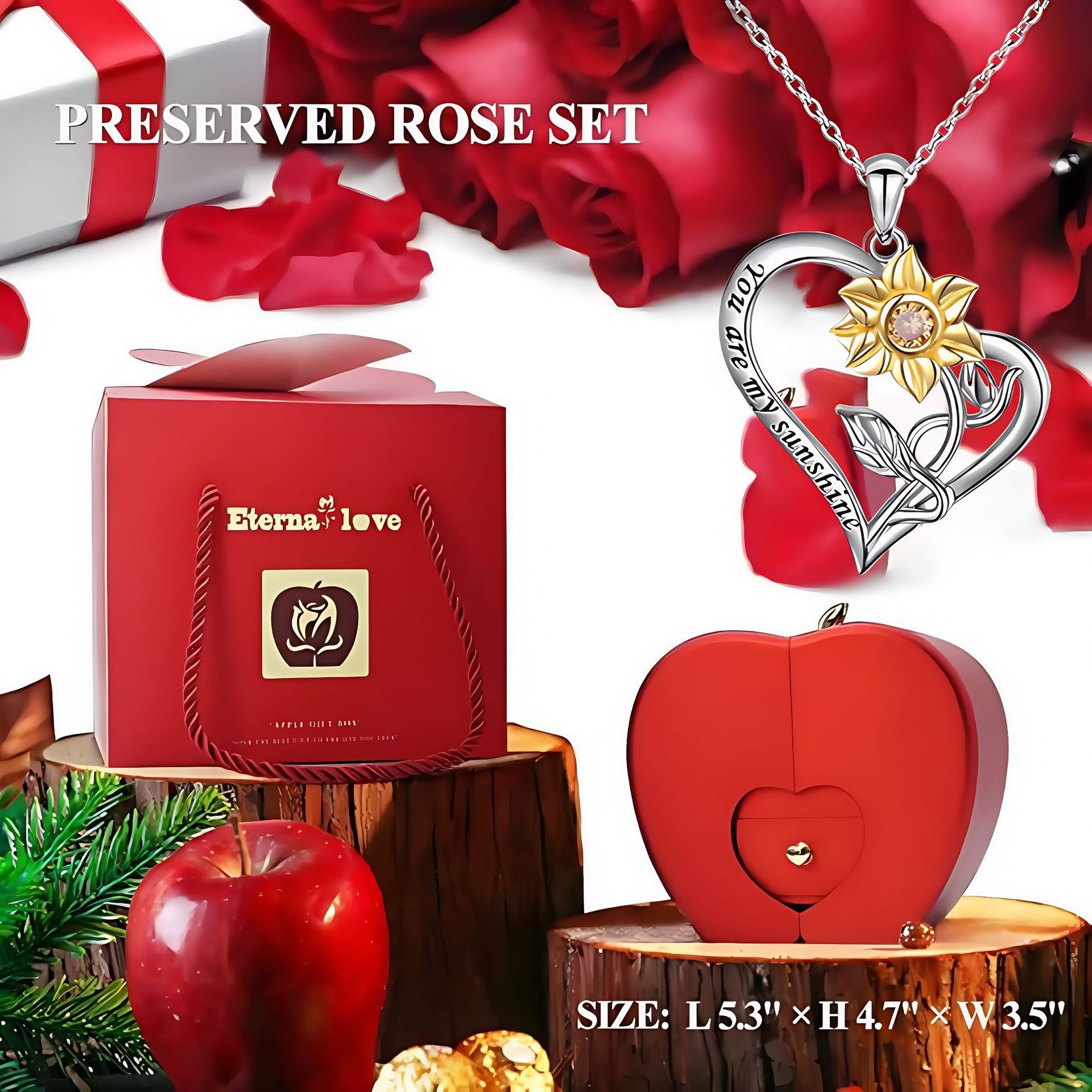 Europe And The United States New Flower Sunflower Pendant Color Separation Niche Small Fresh Do Not Fade Pastoral Style Sunflower Necklace Women