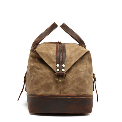 Handheld Travel Bag European And American Retro Waterproof Canvas Travel Bag Luggage Bag Sports Storage Bag Amazon Hot Model