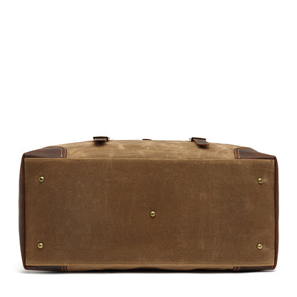 Handheld Travel Bag European And American Retro Waterproof Canvas Travel Bag Luggage Bag Sports Storage Bag Amazon Hot Model