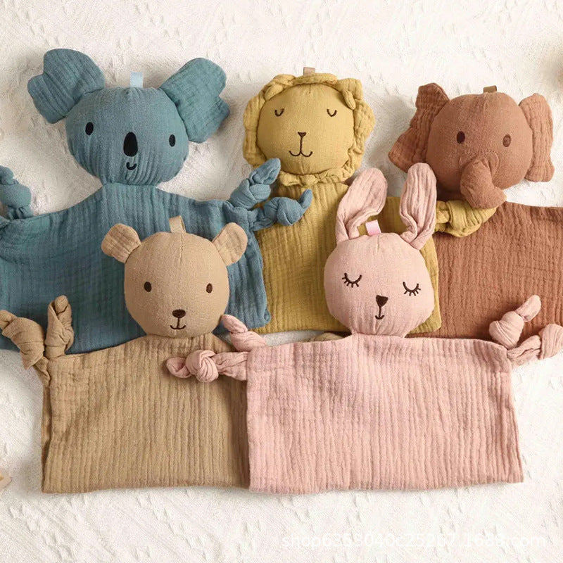 Etsy Soothing Towel Baby Gauze Doll That Can Be Put In The Mouth, Newborn Baby Sleep Aid, 0-3 Years Old Cuddle Sleep Puppet