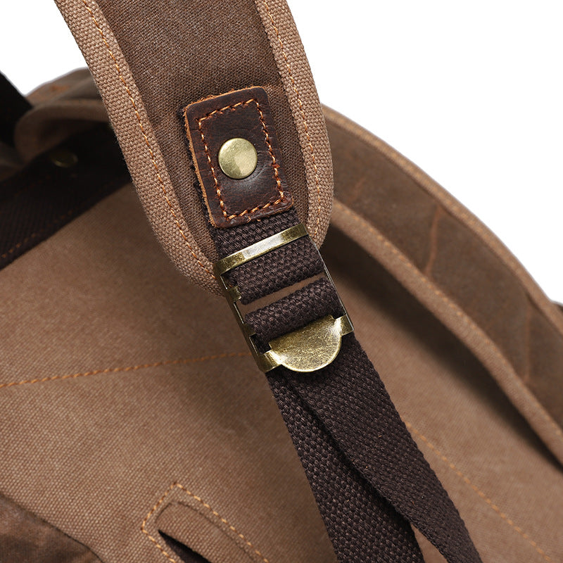 Backpacks For Men And Women, Outdoor Sports Travel Bags, Waxed Canvas Waterproof Travel Computer Bags Wholesale