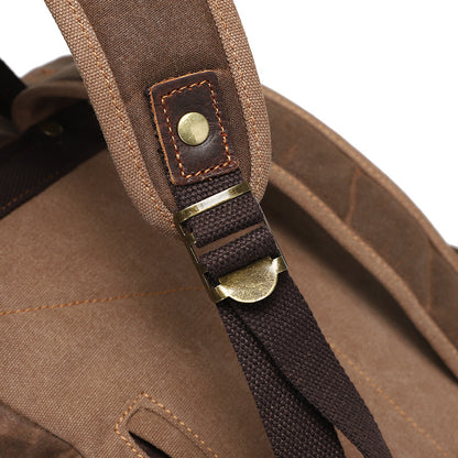 Backpacks For Men And Women, Outdoor Sports Travel Bags, Waxed Canvas Waterproof Travel Computer Bags Wholesale