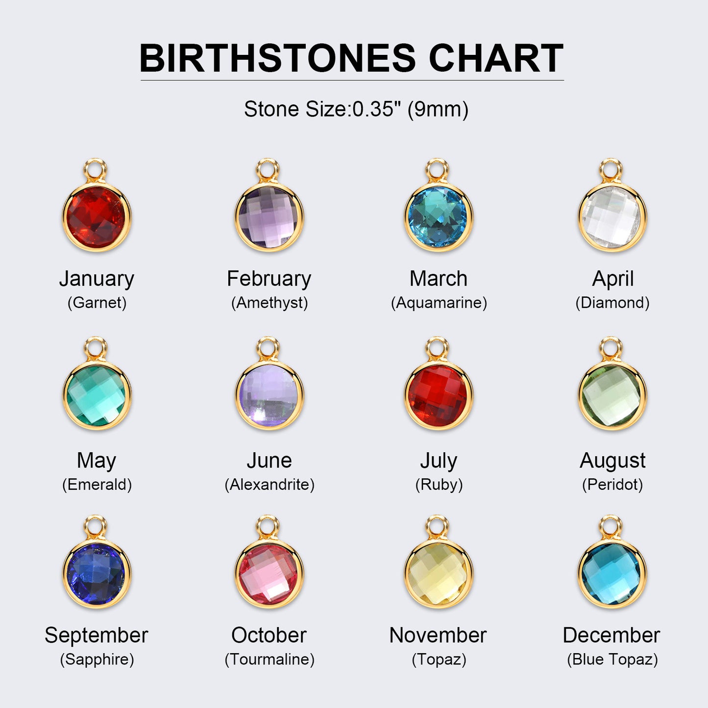 Letter Necklace Personalized Birthstone Pendant DIY Design Sense English Name Clavicle Chain