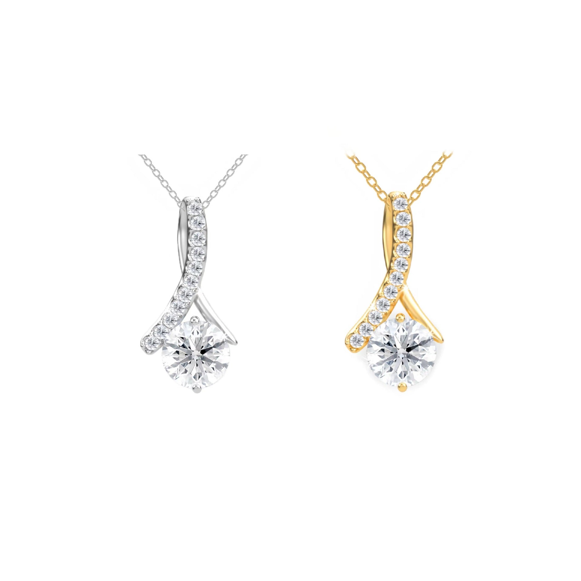 Cross-border Amazon Explosive Herringbone Pendant Necklace Women's European And American Hot Selling Simple Fashion High-end Collarbone Necklace