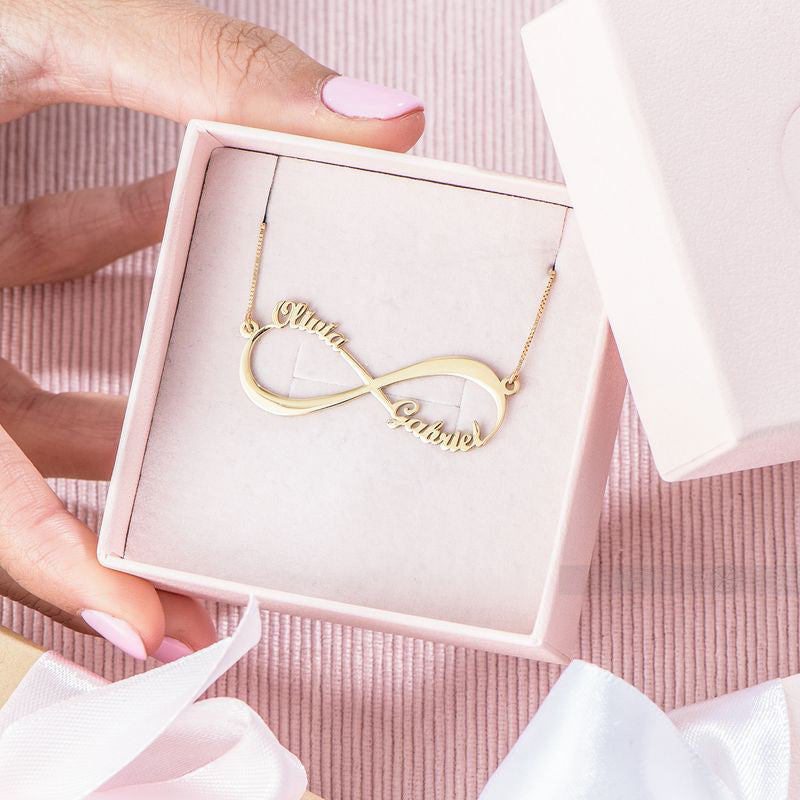Spot Cross-border Unlimited Large Eight-character Diy Name Necklace Mother&#039;s Day Girlfriends Name Necklace Source Manufacturers Wholesale
