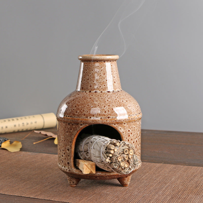 Incense Holder Palo Santo Peru Holy Wood Ceramic Censer Holy Wood Sage Candle Ware