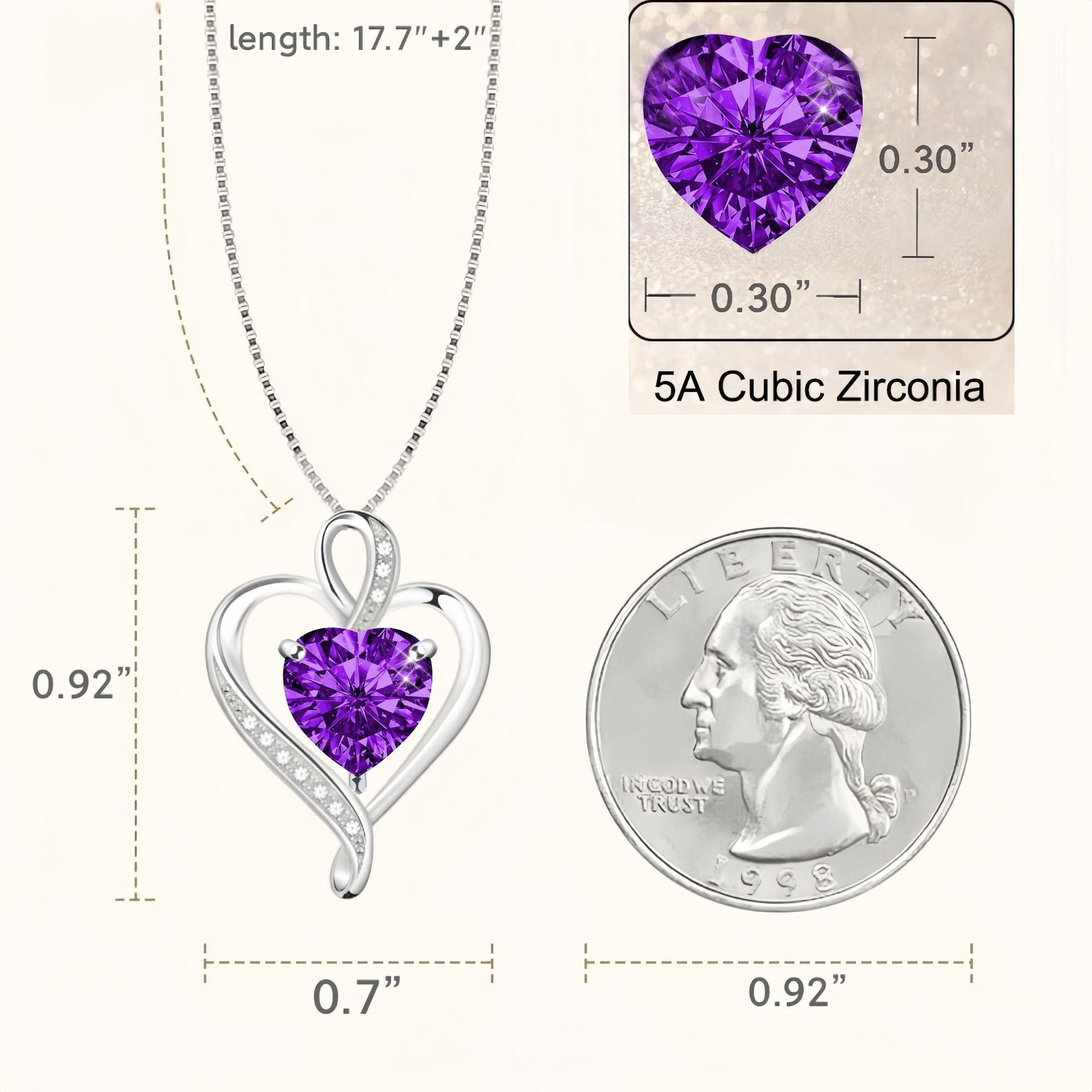 Cross-border Ozon Hits, Love At First Sight, Heart-shaped Diamond-set Pendant Necklace, Temperament, Versatile And High-end Collarbone Necklace