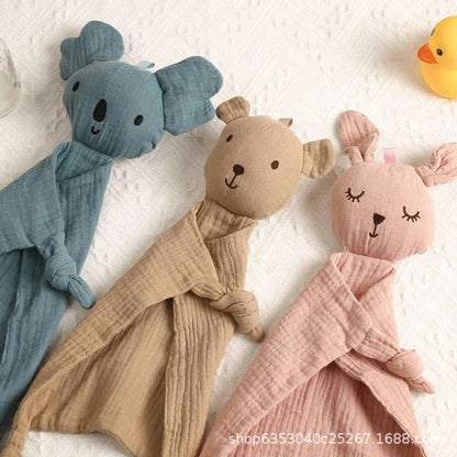 Etsy Soothing Towel Baby Gauze Doll That Can Be Put In The Mouth, Newborn Baby Sleep Aid, 0-3 Years Old Cuddle Sleep Puppet