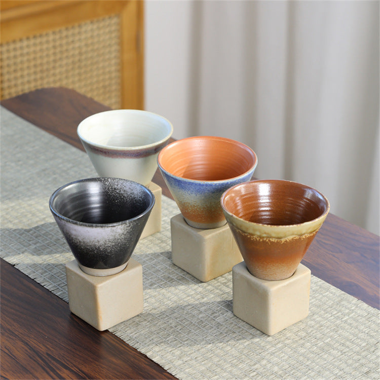 Japanese-style Stoneware Mug Creative Cross-border Cup Amazon Explosions Ins Style Cup Ceramic Vintage Coffee Cup