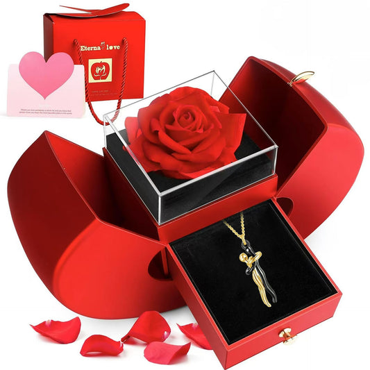 Amazon's New Embrace Couple Necklace Cross-border European And American Hot-selling Temperament, Fashionable, Versatile And High-end Collarbone Necklace