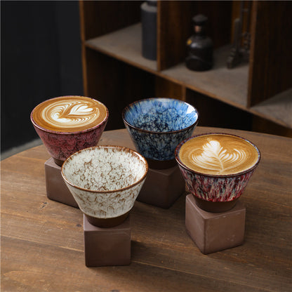 Japanese-style Stoneware Mug Creative Cross-border Cup Amazon Explosions Ins Style Cup Ceramic Vintage Coffee Cup