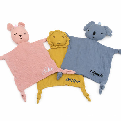 Etsy Soothing Towel Baby Gauze Doll That Can Be Put In The Mouth, Newborn Baby Sleep Aid, 0-3 Years Old Cuddle Sleep Puppet