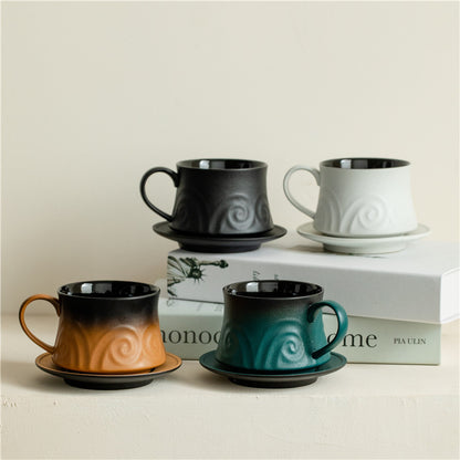 Light Luxury Ceramic Coffee Cup Niche Design Cup Creative Household Mug High-looking Afternoon Tea Mug