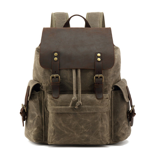 Olive Heritage Waxed Canvas Utility Pack