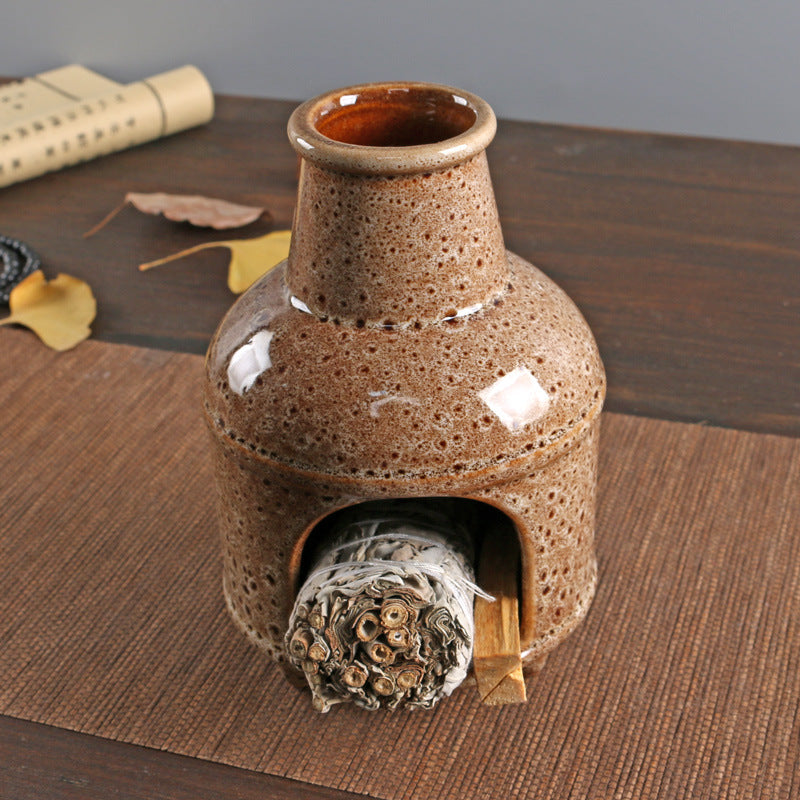 Incense Holder Palo Santo Peru Holy Wood Ceramic Censer Holy Wood Sage Candle Ware