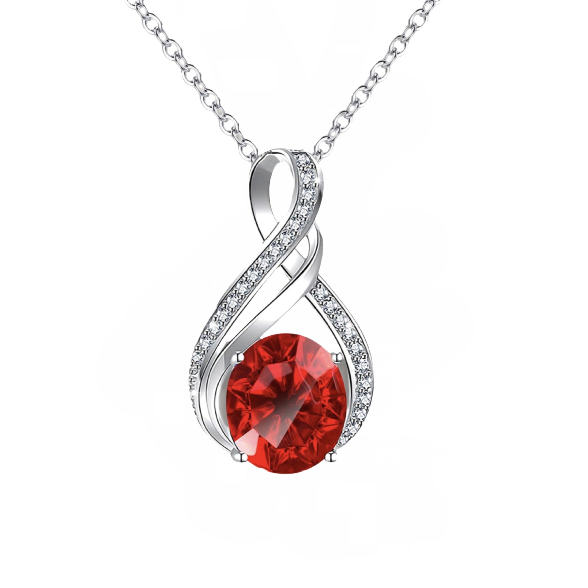 Cross-border Amazon New Unlimited Love S-shaped Irregular Pendant Necklace For Women Versatile High-end Collarbone Necklace