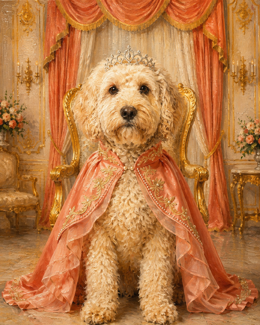 Peach and Gold Princess 1