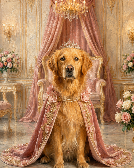 Pink and Gold Princess 1