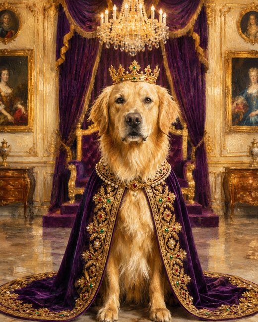Purple and Gold Queen